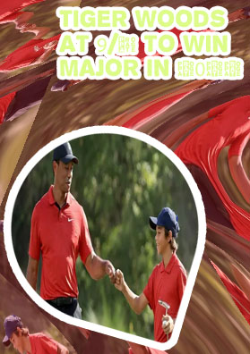 Charlie woods to win a major odds