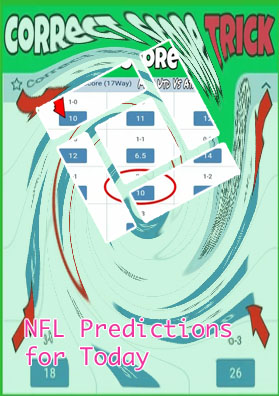 Correct score football prediction today