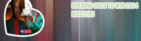 Odds of tiger winning the masters